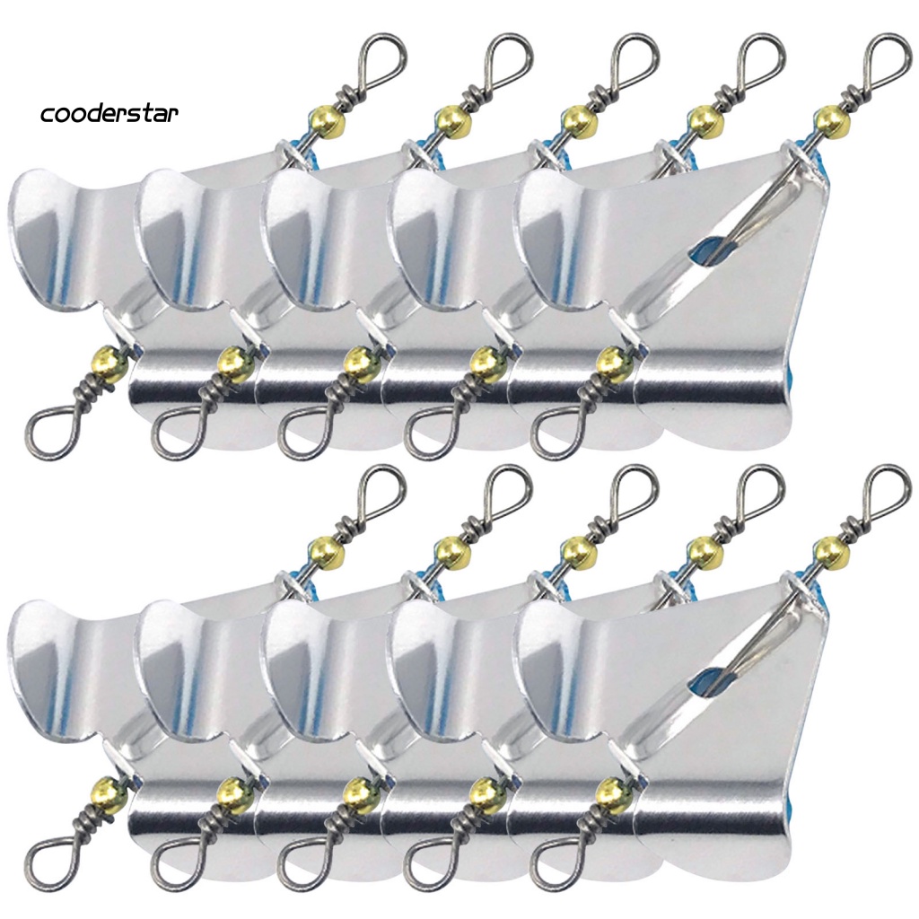 Set 10 Mồi Câu Cá Đính Sequin Lấp Lánh Tiện Dụng