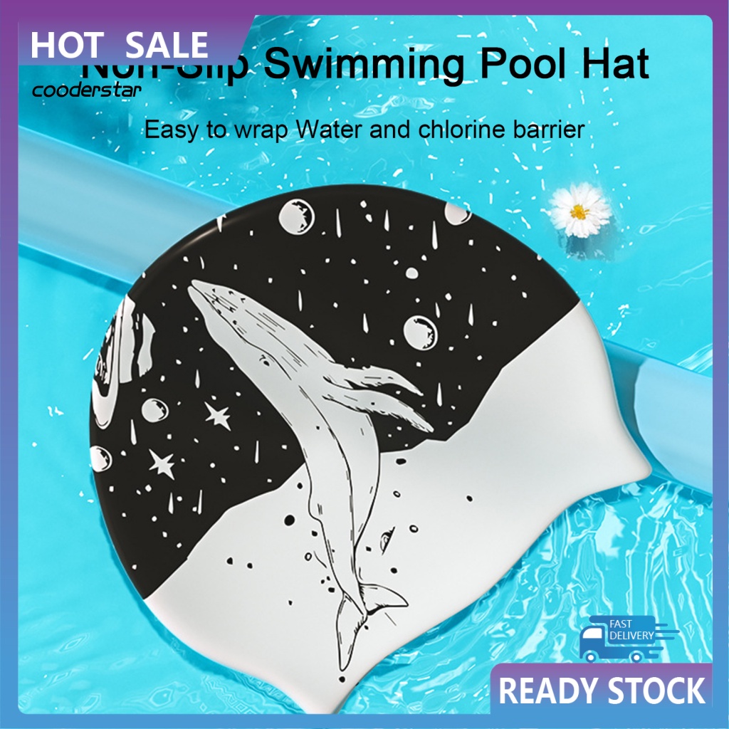 Mũ Bơi Silicone Hai Mặt Độ Co Giãn Cao Thoải Mái Chống Thấm Nước