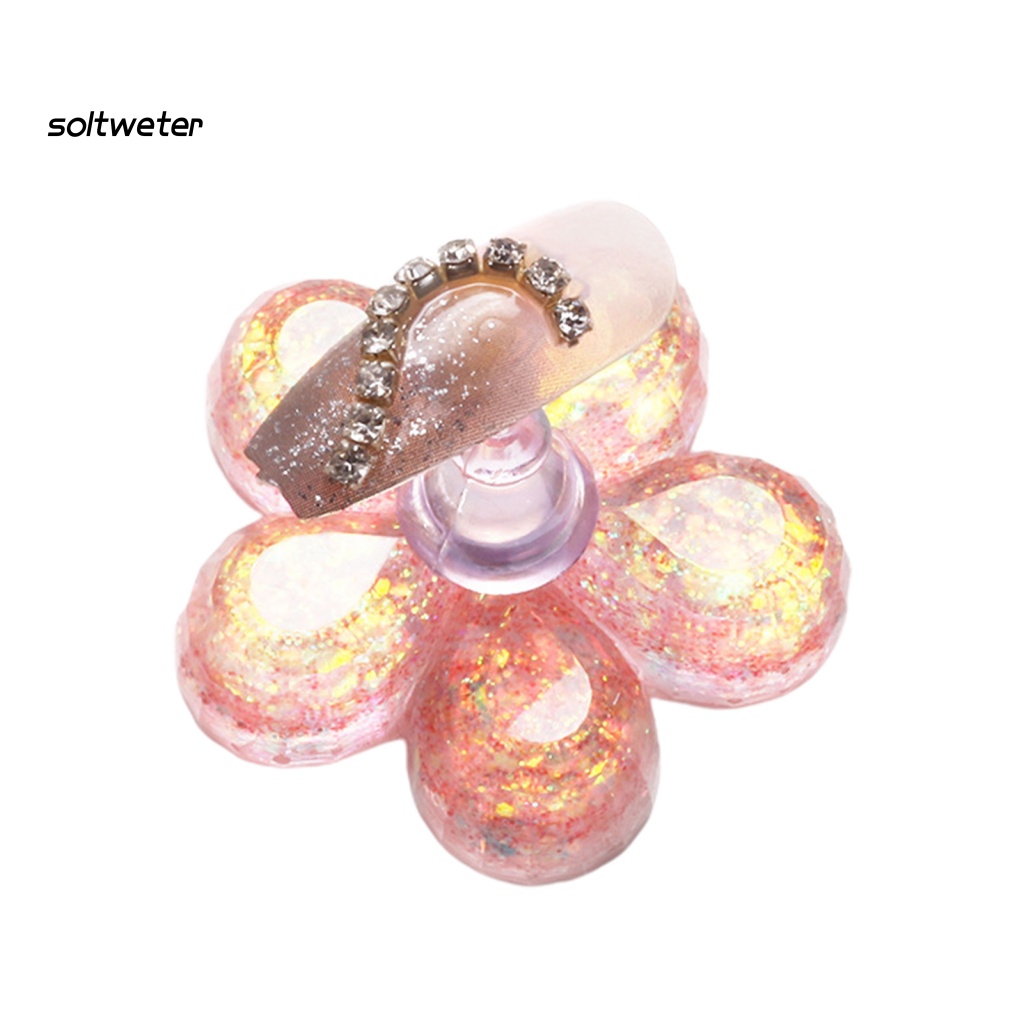 1 Bộ Giá Đỡ Nam Châm Trưng Bày Móng Tay Giả Màu Sắc Sống Động Sáng Tạo DIY