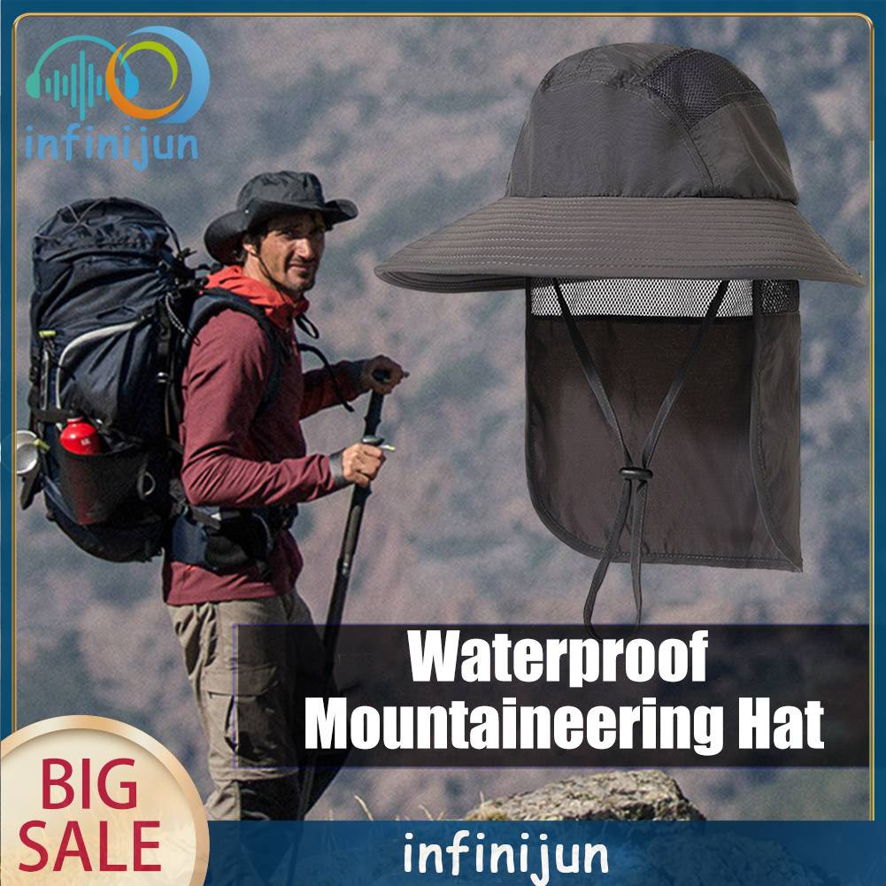 Mũ Boonie Thoáng Khí Chống Nắng Có Màn Che Dùng Khi Chạy Bộ Leo Núi Sự Bảo