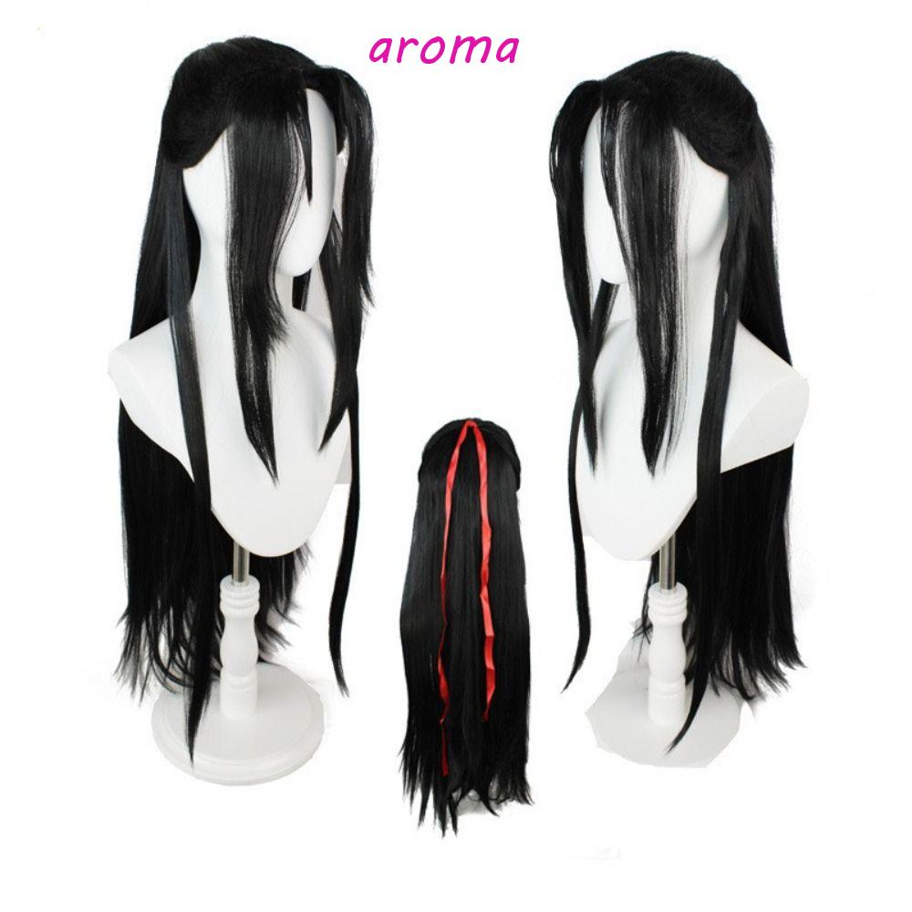 AROMA Wei Wuxian Tóc Giả Thẳng Dài Màu Đen Hóa Trang Nhân Vật Grandmaster Of Demonic Cultivation Chất Lượng Cao Cho Người Lớn
