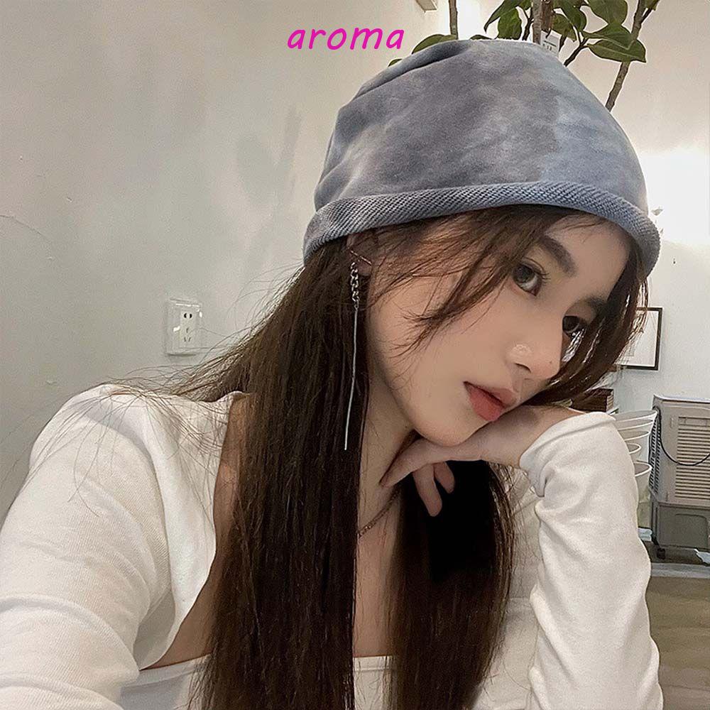 AROMA Mũ Trùm Đầu Phong Cách Hiphop Thời Trang Cho Nam Nữ