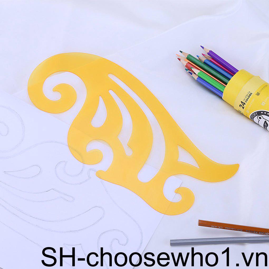 Thước Cong Bằng Nhựa Chuyên Dụng Cho Vẽ Trang Phục DIY