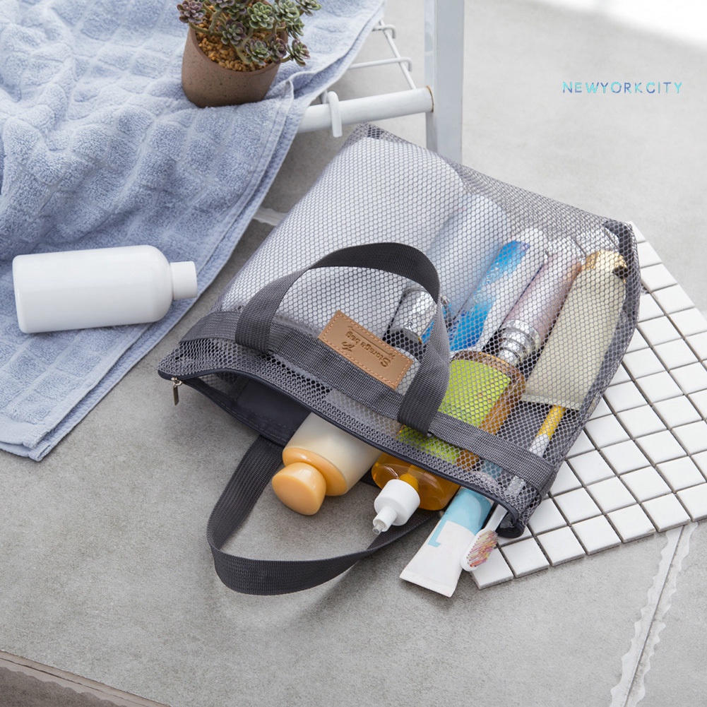 Túi Lưới Đựng Bánh Mì Có Khóa Kéo Chống Trầy Tiện Dụng