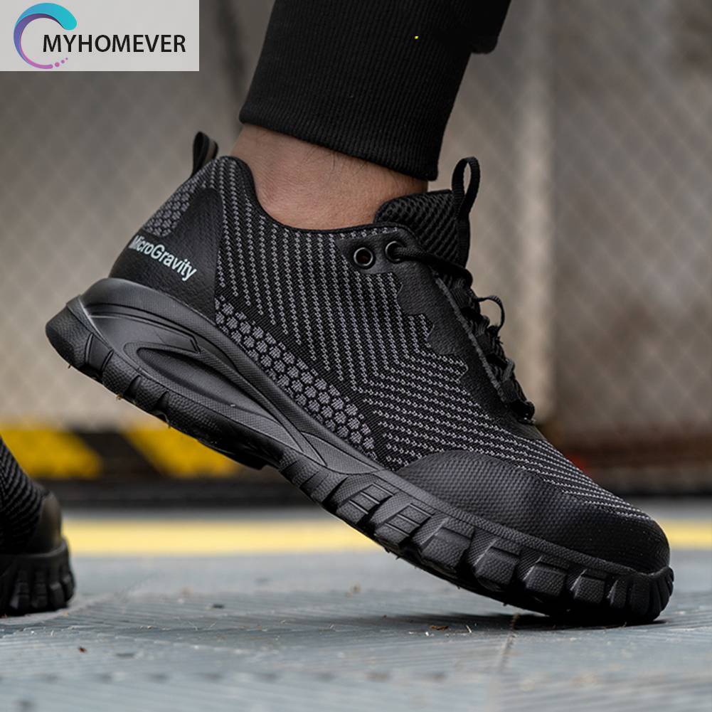 Giày Tây Mũi Thép Thoáng Khí Chống Đâm Thủng Cho Nam Nữ