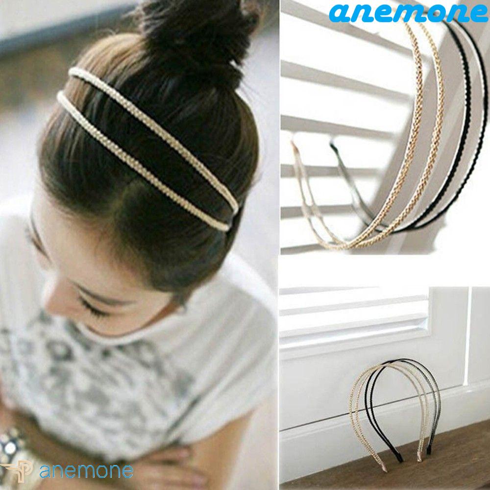 ANEMONE 1 Băng Đô Cài Tóc Cô Gái Đính Pha Lê Thời Trang