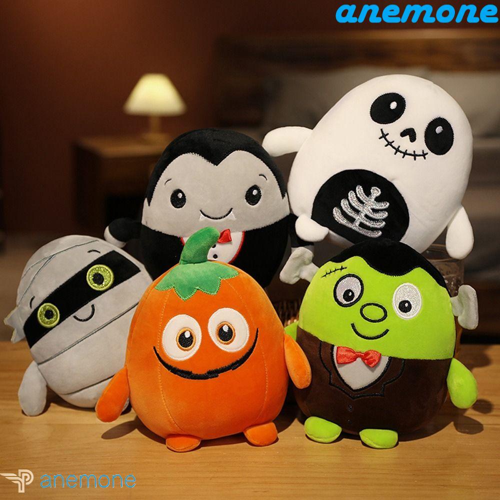 ANEMONE Thú Nhồi Bông Hình Đầu Lâu Bí Ngô Frankenstein Dễ Thương