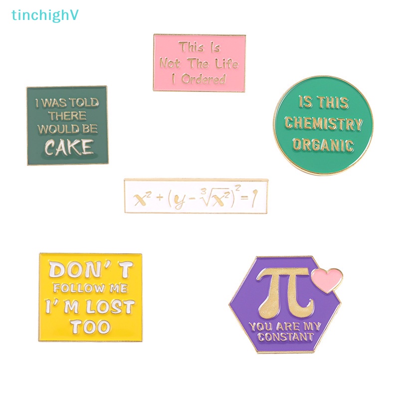 [TinchighV] Ghim Cài Áo Ba Lô Bằng Hợp Kim Tráng Men Hình Học Thiết Kế Tinh Tế [Mới]