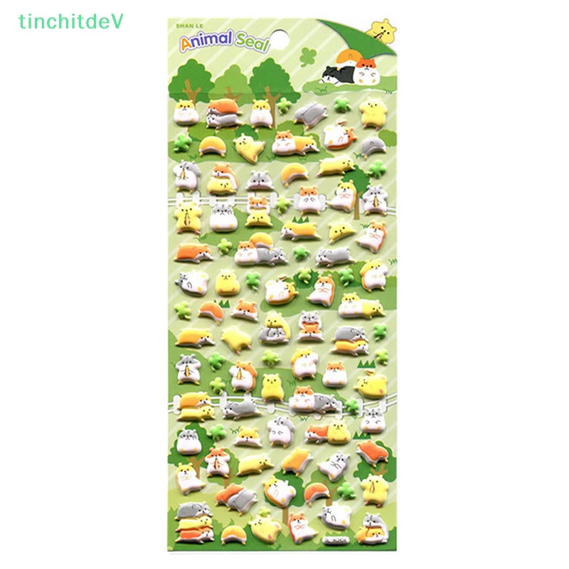 Sticker Dán Trang Trí Nhật Ký Hình Chim Cánh Cụt / Gấu Trúc / Chim Cánh Cụt