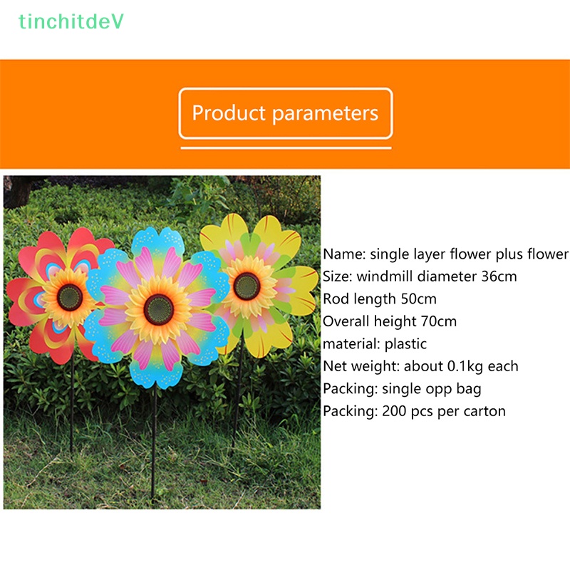 [TinchitdeV] Cối Xay Gió Hoa Hướng Dương Nhiều Màu Sắc Đẹp Mắt [Mới]