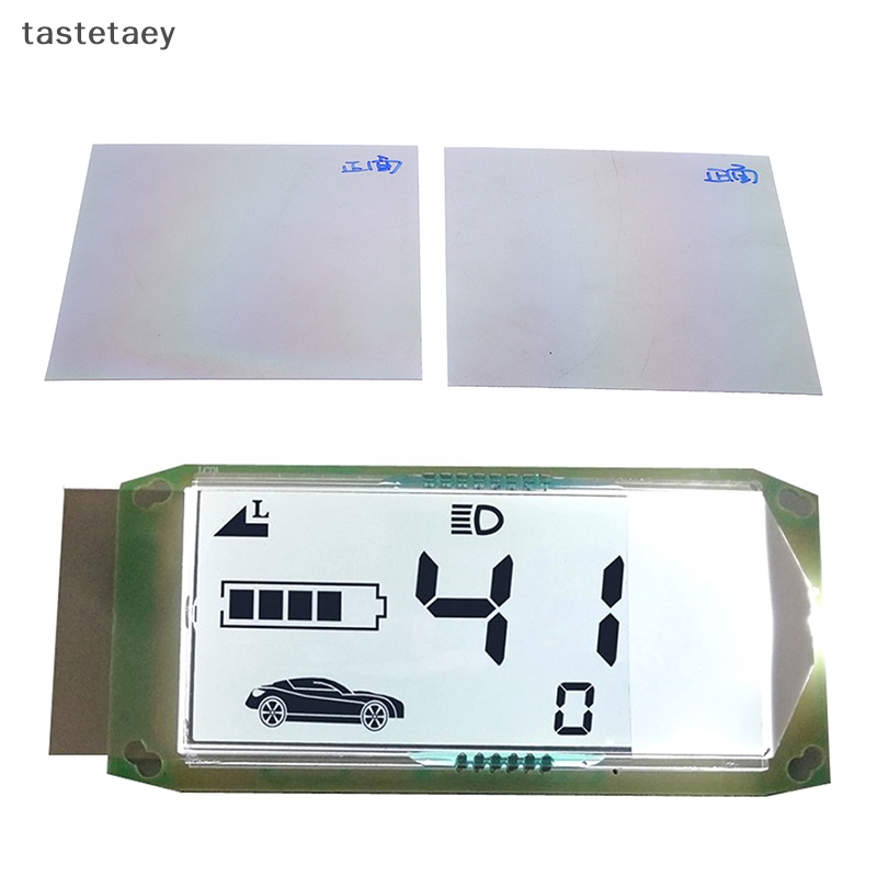 Set 2 Màn Hình LCD 9 * 9CM Phân Cực Kích Thước Lớn Chuyên Dụng Cho Xe Hơi