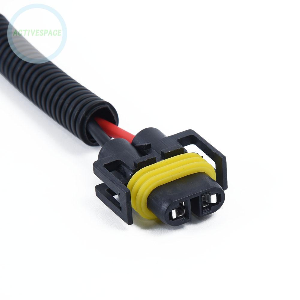 ⚡READYSTOCK⚡Wiring Car Female Sockets Adapter Nylon Plugs Pre-wired Male H11 H8 H9