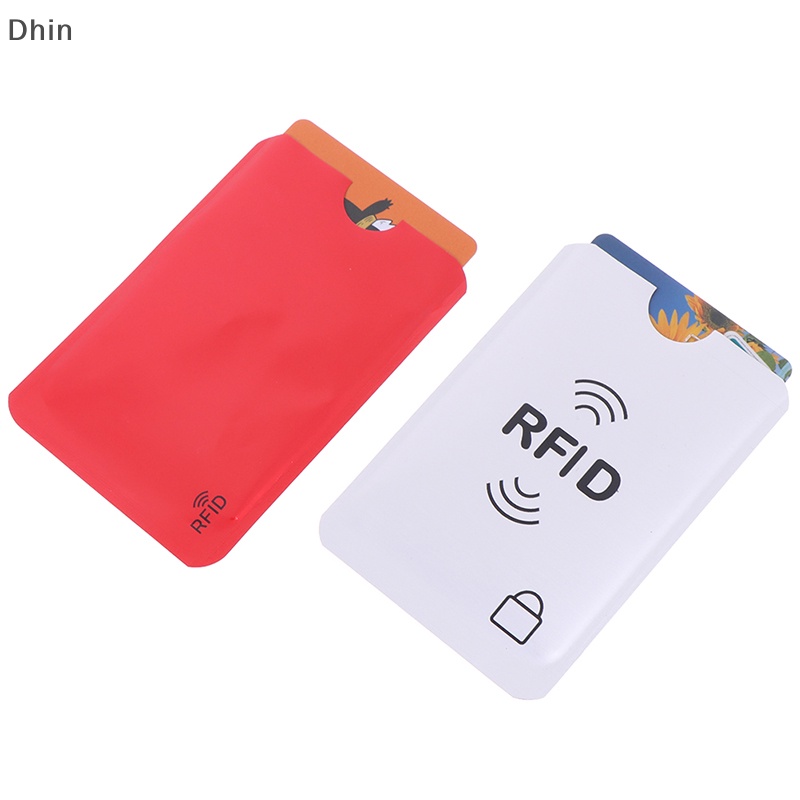 [Dhin] 10PCS Credit Card Protector Secure Sleeve RFID Blocking ID Holder Foil Shield COD