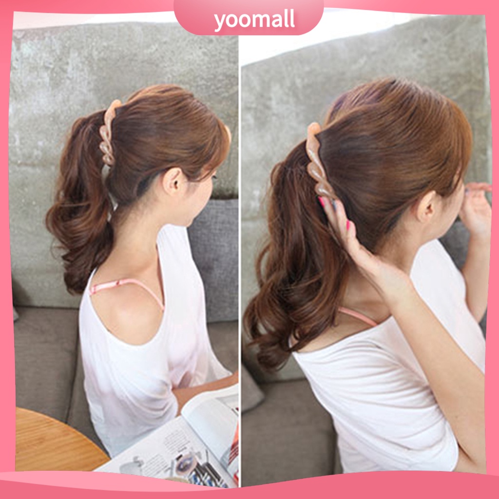 Kẹp Tóc Đuôi Ngựa Cỡ Nhỏ Linh Hoạt Thời Trang Cho Nữ