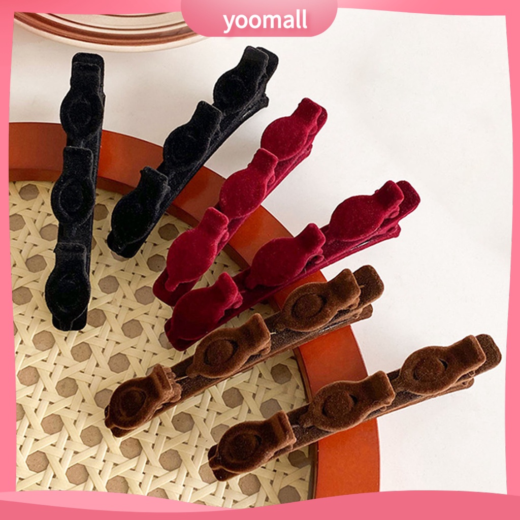 Kẹp Tóc Hai Lớp Phong Cách Hàn Quốc Thanh Lịch Đơn Giản