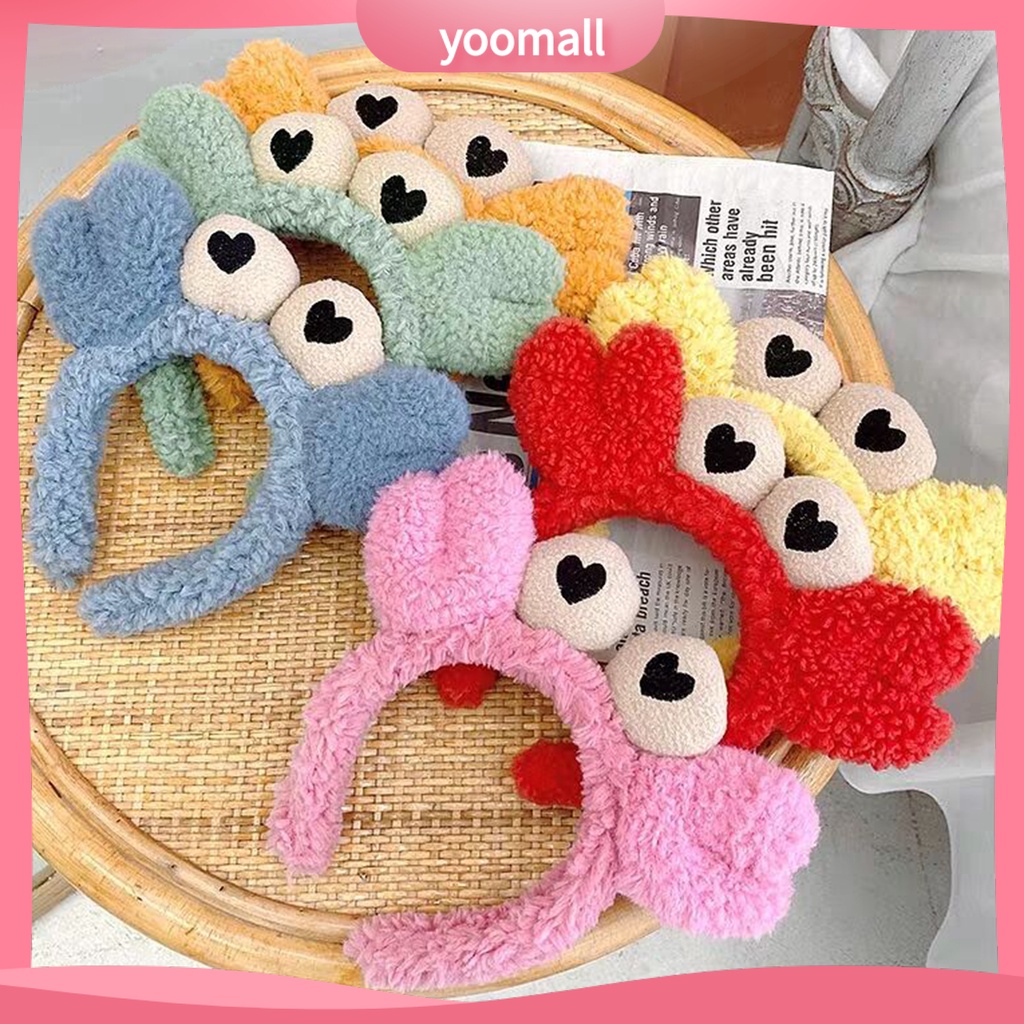 Băng Đô Cài Tóc Chống Trượt Hình Cua Hoạt Hình Dễ Thương Cho Nữ