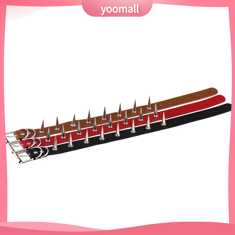 Vòng Cổ Choker Giả Da Đính Đinh Tán Thời Trang Cá Tính Dành Cho Nữ