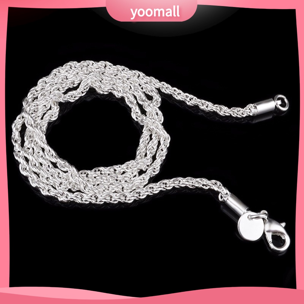 Vòng cổ Dạng Xoắn 18-30 inch Thời Trang Unisex