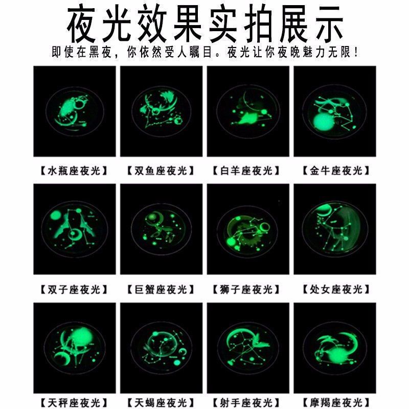 Dây Chuyền Mặt Chòm Sao Phát Sáng Phong Cách Hip Hop Sang Trọng Cho Nam