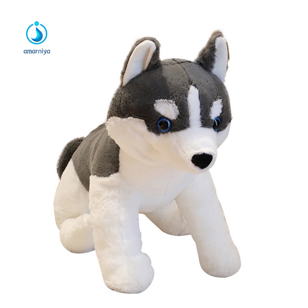 Đồ chơi nhồi bông Hình Chú Chó Mắt 3D Dễ Thương Cho Bé