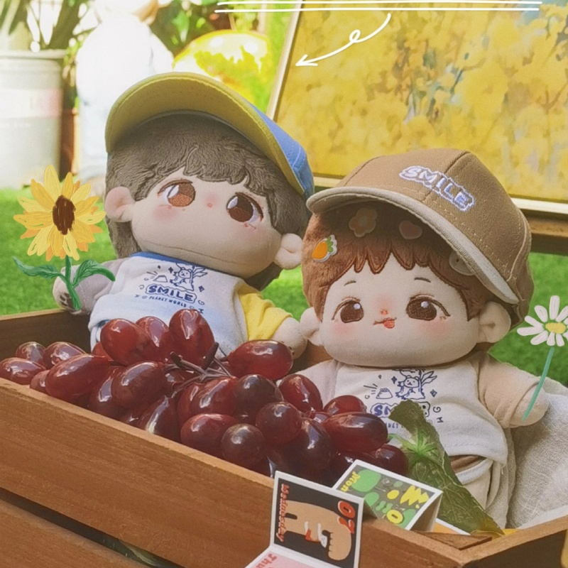 Bộ Quần Áo Thể Thao Cotton Mùa Hè Cho Búp Bê 20cm