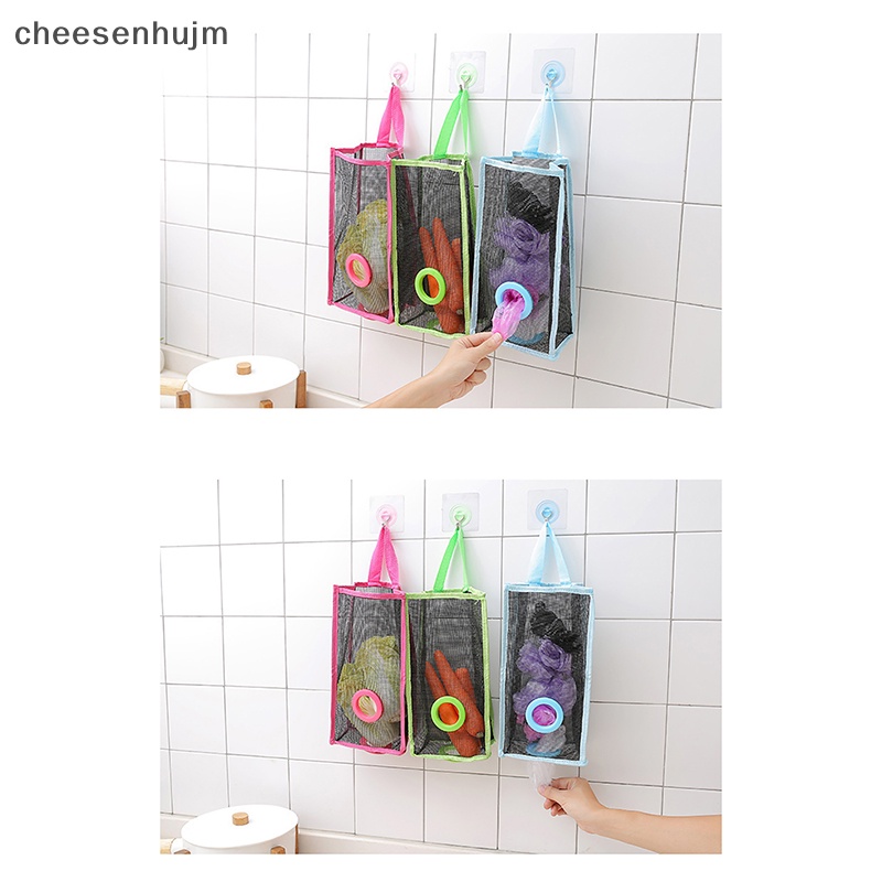 Giá Treo Túi Rác Bằng Nhựa Gắn Tường Tiện Dụng Cho Nhà Bếp