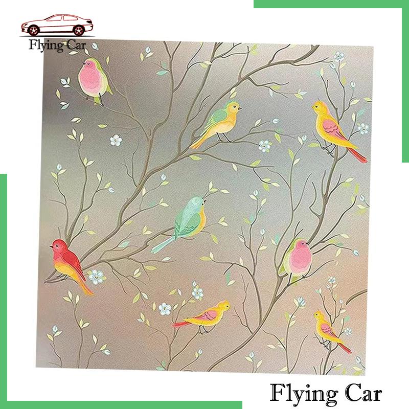 Phim Dán Cửa Sổ Kính Không Keo Nhiều Màu Trang Trí Phòng Ngủ / Nhà Hàng