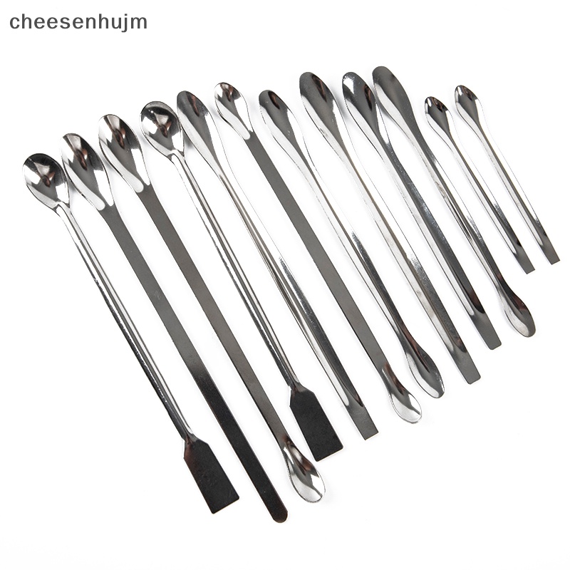 Bộ 12 Muỗng Trộn Bằng Thép Không Gỉ Tiện Dụng Cho Phòng Thí Nghiệm