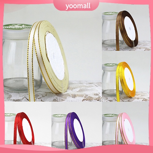 1 Cuộn Dây Ruy Băng Bản Rộng 25 Yard Rộng 6mm Trang Trí Sinh Nhật / Đám Cưới