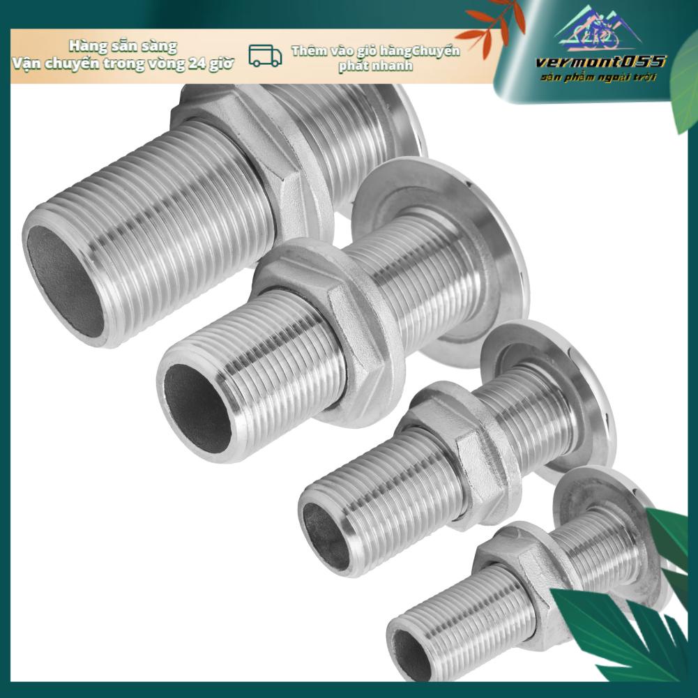 Vermont055 Thru Hull Fitting Connector Thép không gỉ MJS022 Ổ cắm chung cho thuyền Yacht Hose