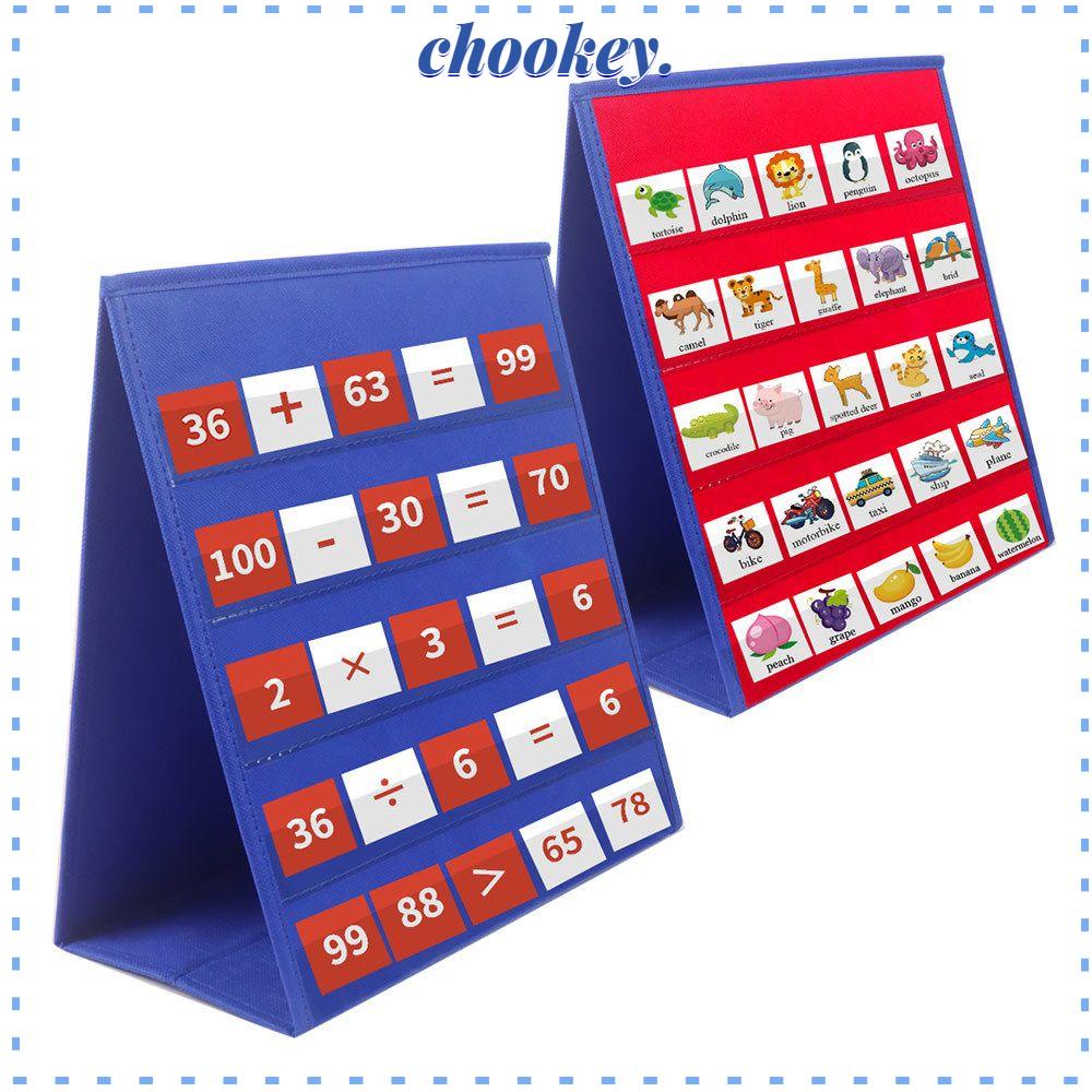 CHOOKEY Bảng Đèn Flash Hai Mặt Bỏ Túi Tiện Dụng Cho Lớp Học