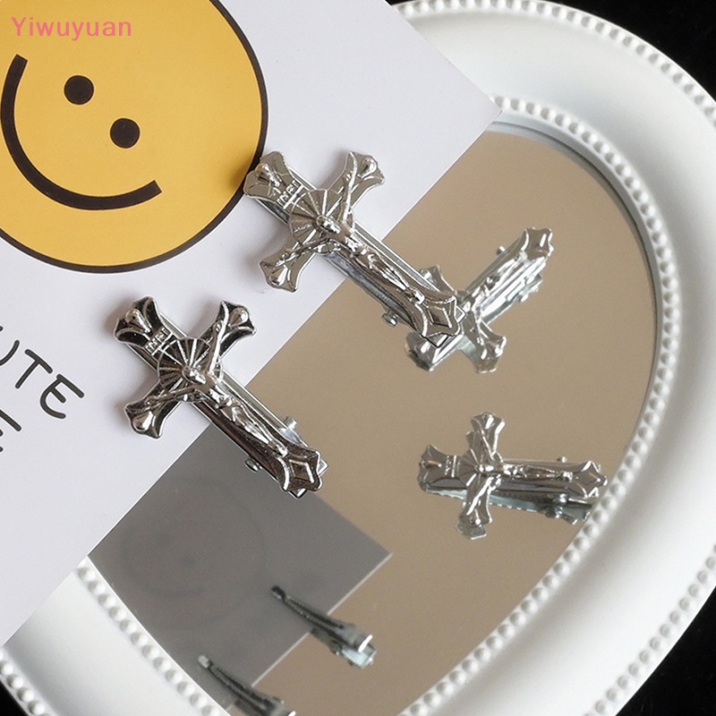 Bộ 2 Kẹp Tóc Kim Loại Thời Trang Vintage Y2K