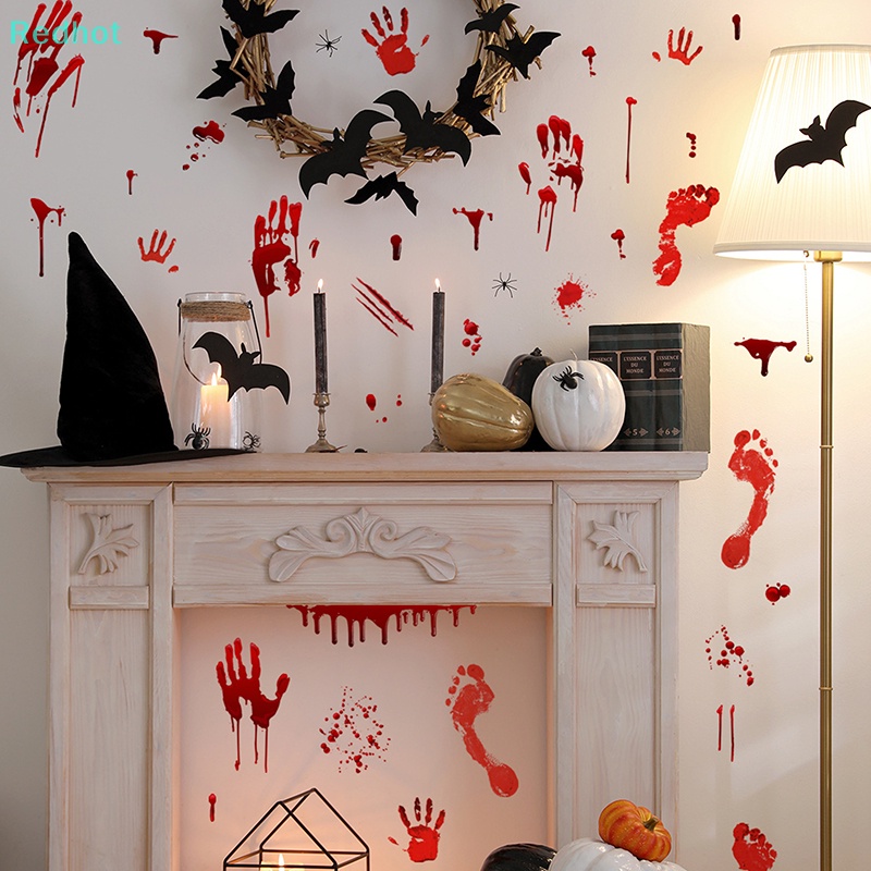 1 Set Sticker Dán Tường Trang Trí Chủ Đề Halloween