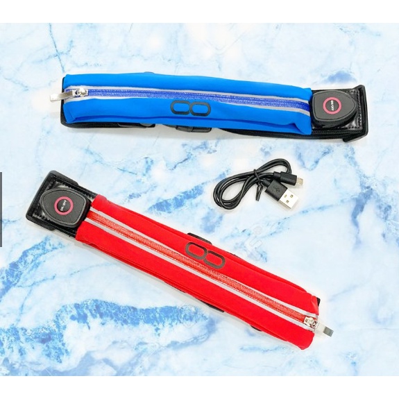 Túi đeo hông chạy bộ thể thao, túi vải cao cấp co dãn cực tốt, 3 chế độ đèn led tiện lợi