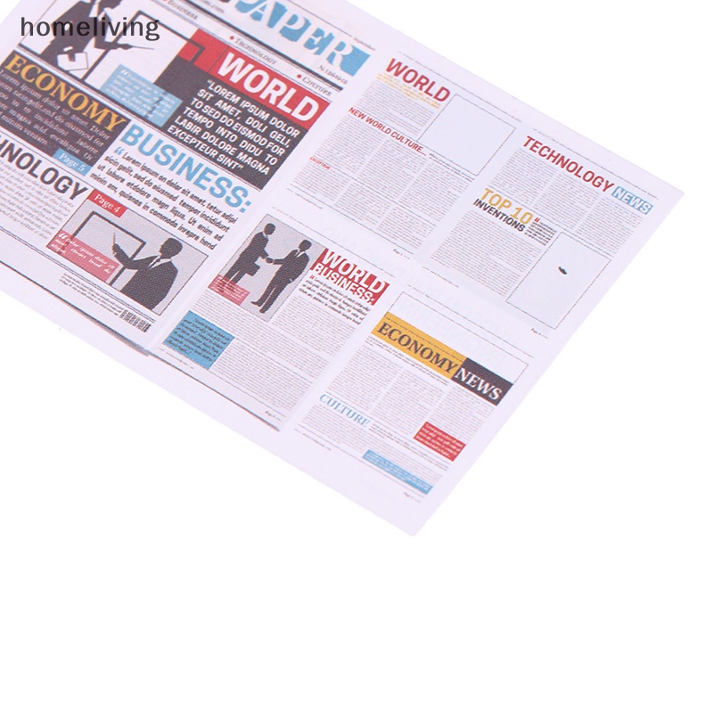 Set 6 Tạp Chí Xinh Xắn Dùng Để Trang Trí Nhà Búp Bê