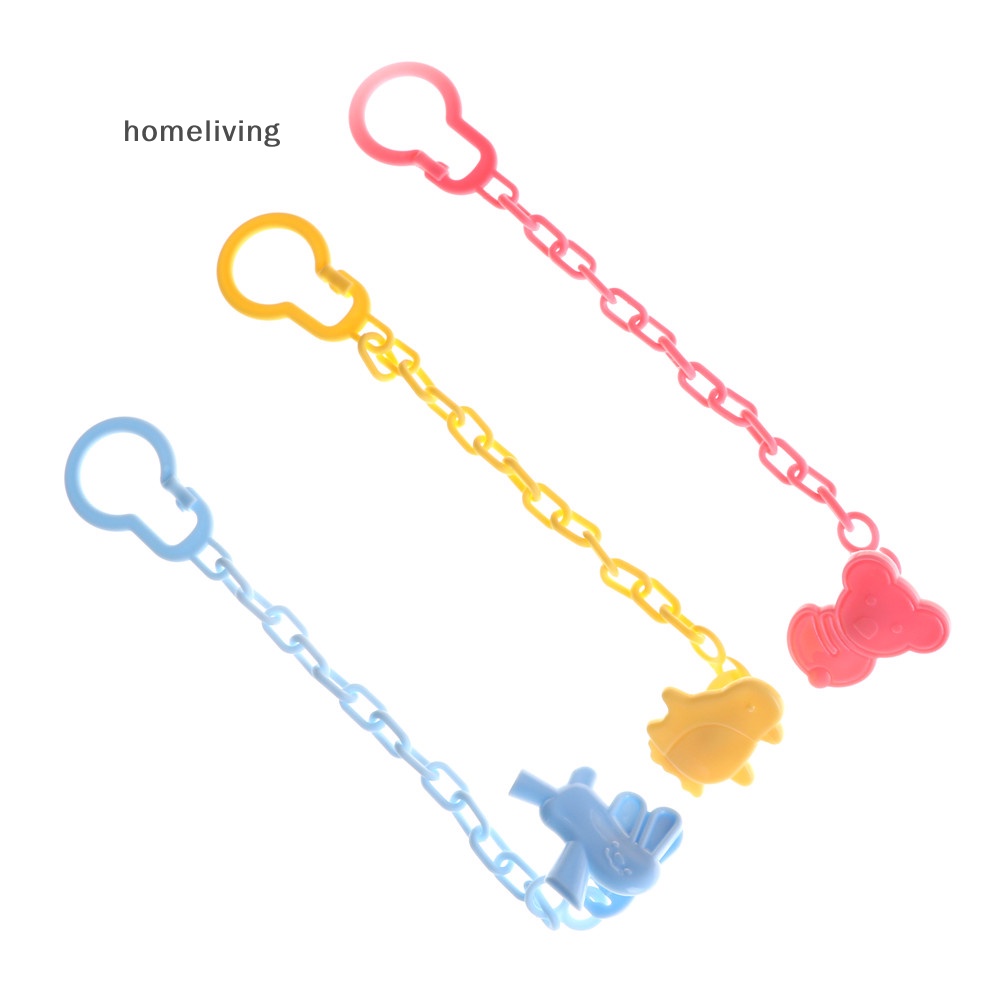 Dây Kẹp Núm Vú Giả Chống Thất Lạc Họa Tiết Hoạt Hình Dễ Thương Cho Bé