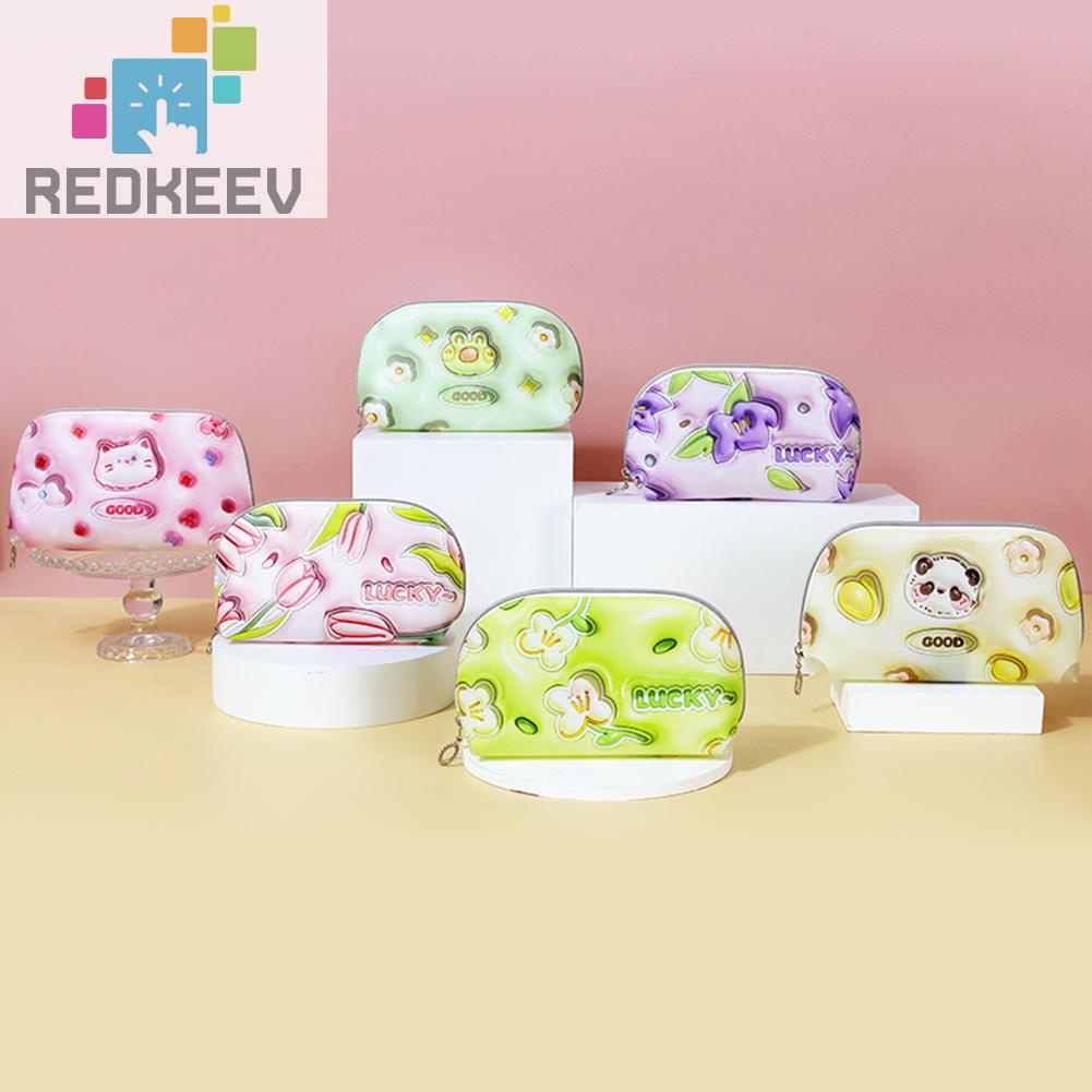 Túi Đựng Mỹ Phẩm 3D Họa Tiết Hoạt Hình Dễ Thương