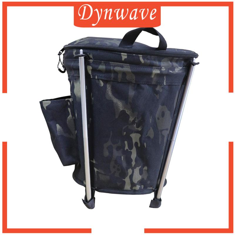 Giỏ Đựng Rác Bằng Vải Oxford Có Tay Cầm 20L Tiện Dụng Cho Sân Vườn