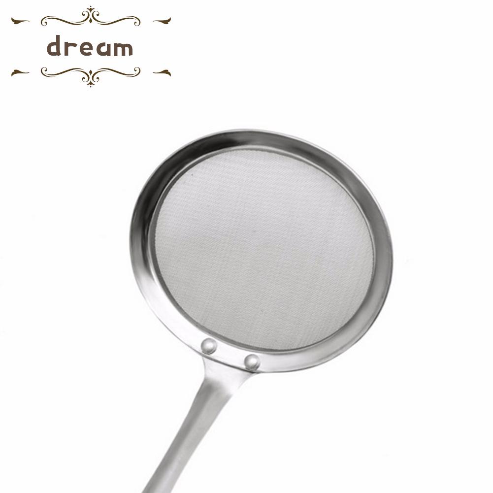 【DREAMLIFE】Colander Spoon Net Scoop Cooking Kitchen Stainless Steel Useful Portable