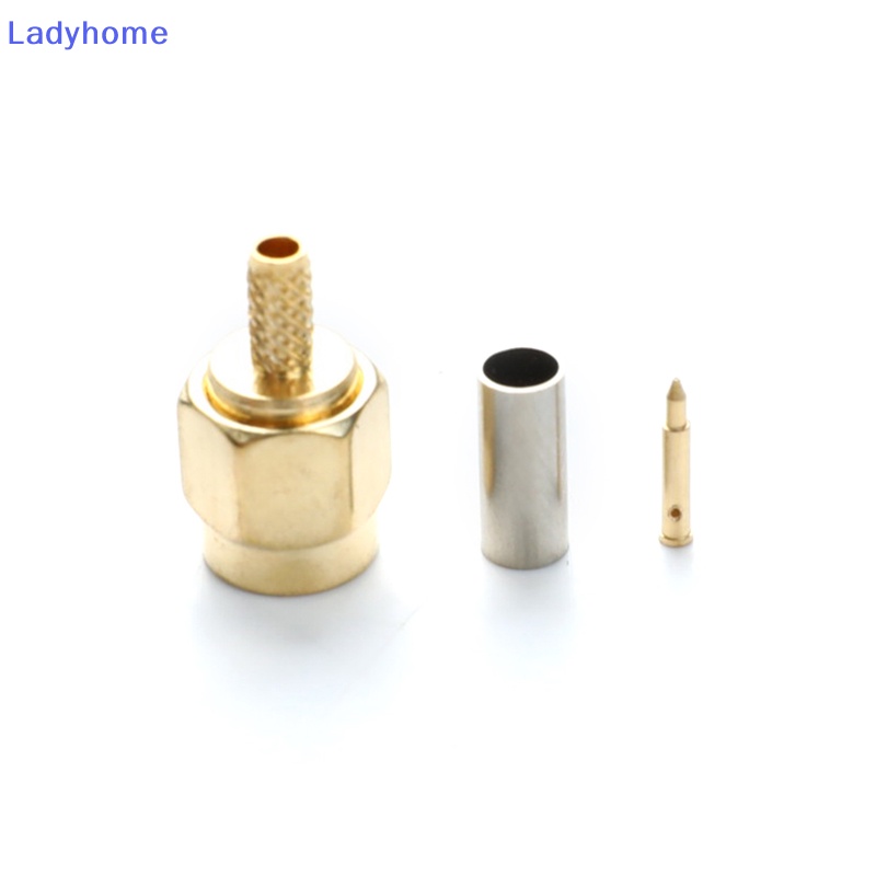 Set 10 Đầu Nối SMA Male Cho Dây Cáp RF RG174 RG316 RG178 RG179 LMR100