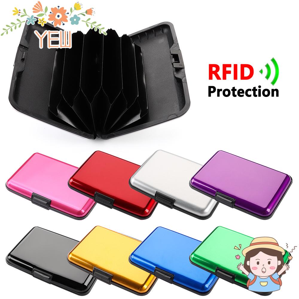 Ví Đựng Thẻ Tín Dụng Bằng Kim Loại Chống Trộm Chống Nước Ốp