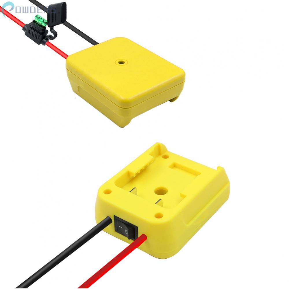 Bộ Chuyển Đổi Pin Dễ Lắp Đặt Thiết Kế Di Động Màu Vàng 12 AWG