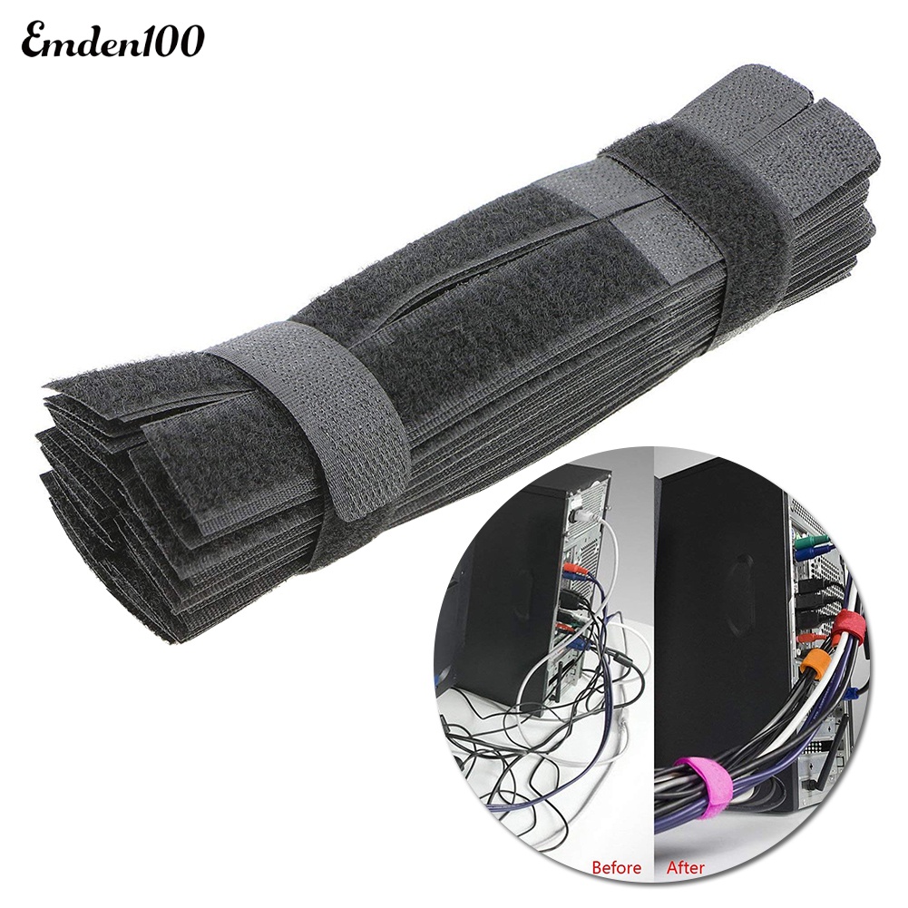 Bộ 50 Dây Buộc Dây Cáp Có Thể Tái Sử Dụng Nhiều Lần Tiện Lợi