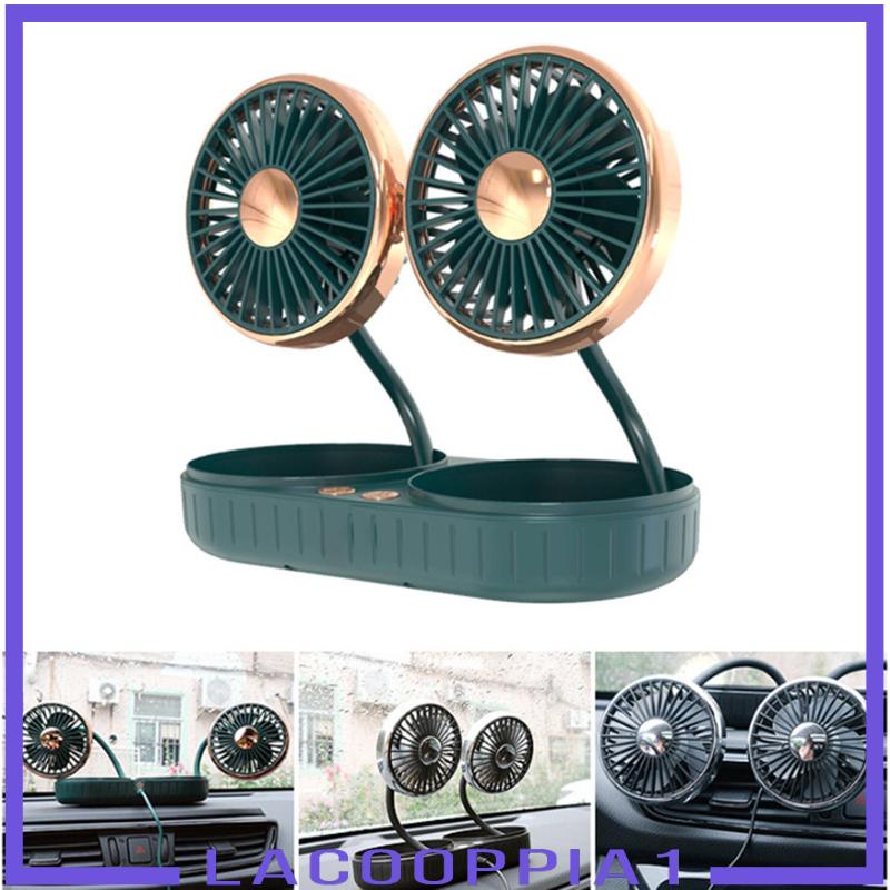 Quạt Làm Mát Hai Đầu Chống Trượt Trọng Lượng Nhẹ Bền Bỉ Dành Cho Bảng Điều Khiển Xe Hơi