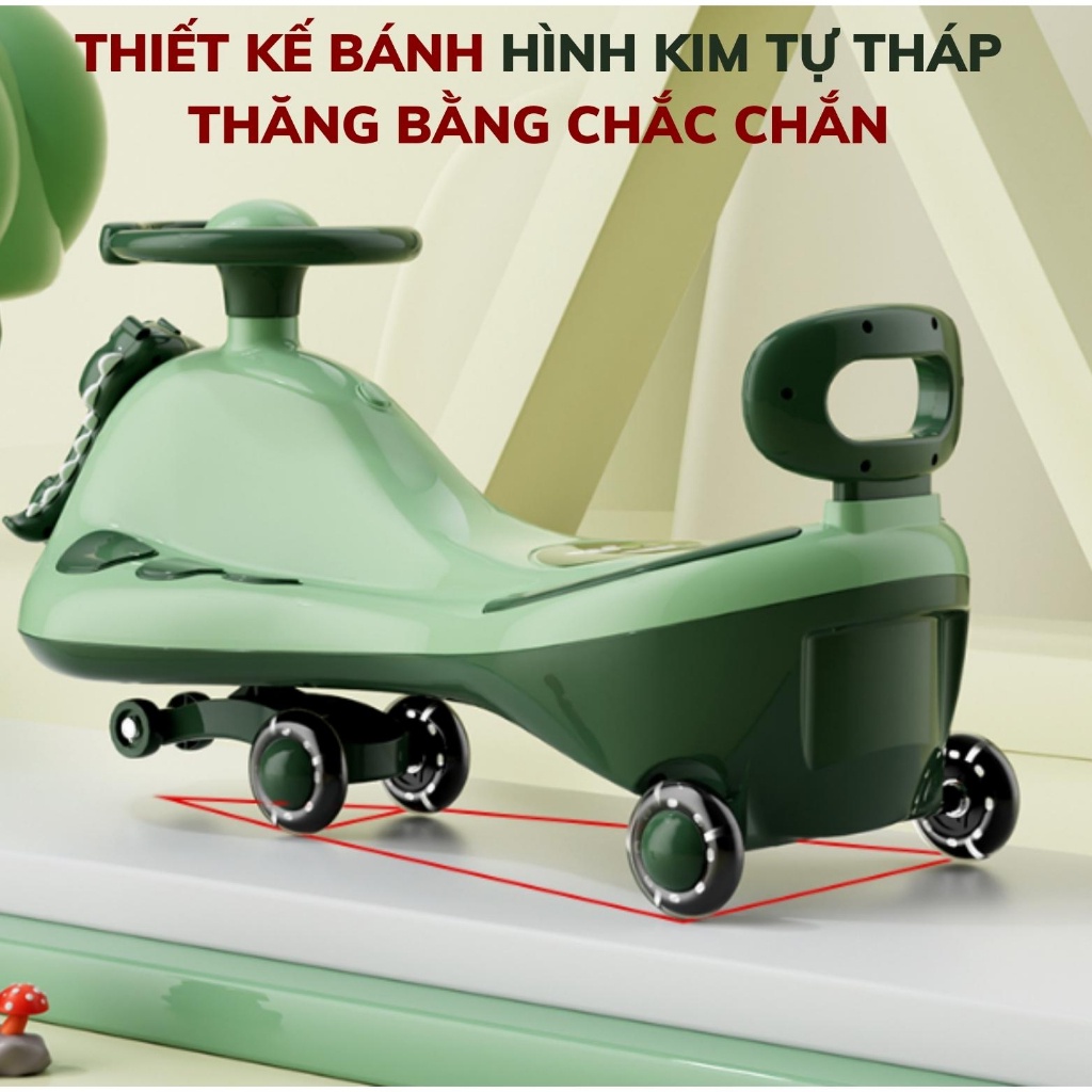 Xe lắc cho bé, xe lắc khủng long,  Xe lắc cho bé có nhạc , xe chòi cho bé có đèn nhạc cao cấp