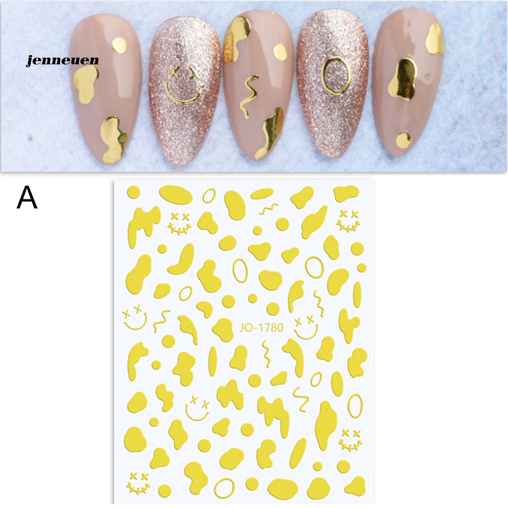 Miếng Dán Trang Trí Móng Tay Nghệ Thuật 3 Màu