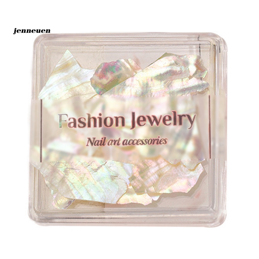 1 Hộp Phụ Kiện Trang Trí Móng Tay 3D Sáng Bóng Màu Sắc Tươi Sáng