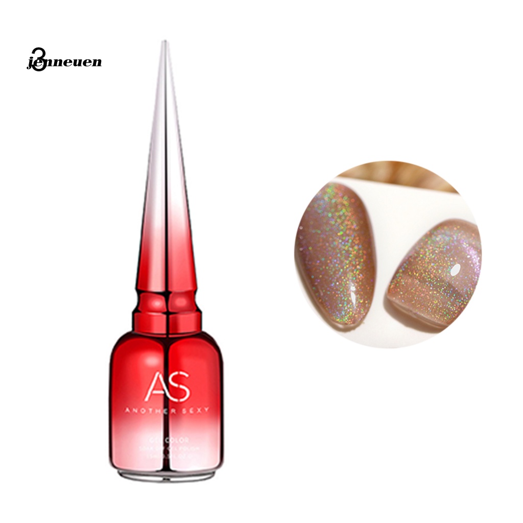 Sơn Móng Tay Dạng Thạch 15ml Màu Mắt Mèo Lấp Lánh Trang Điểm Lâu Trôi Cho Nữ