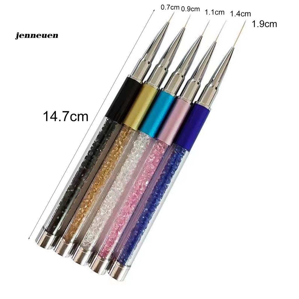 Set 5 Bút Trang Trí Móng Tay Nghệ Thuật Siêu Nhẹ DIY