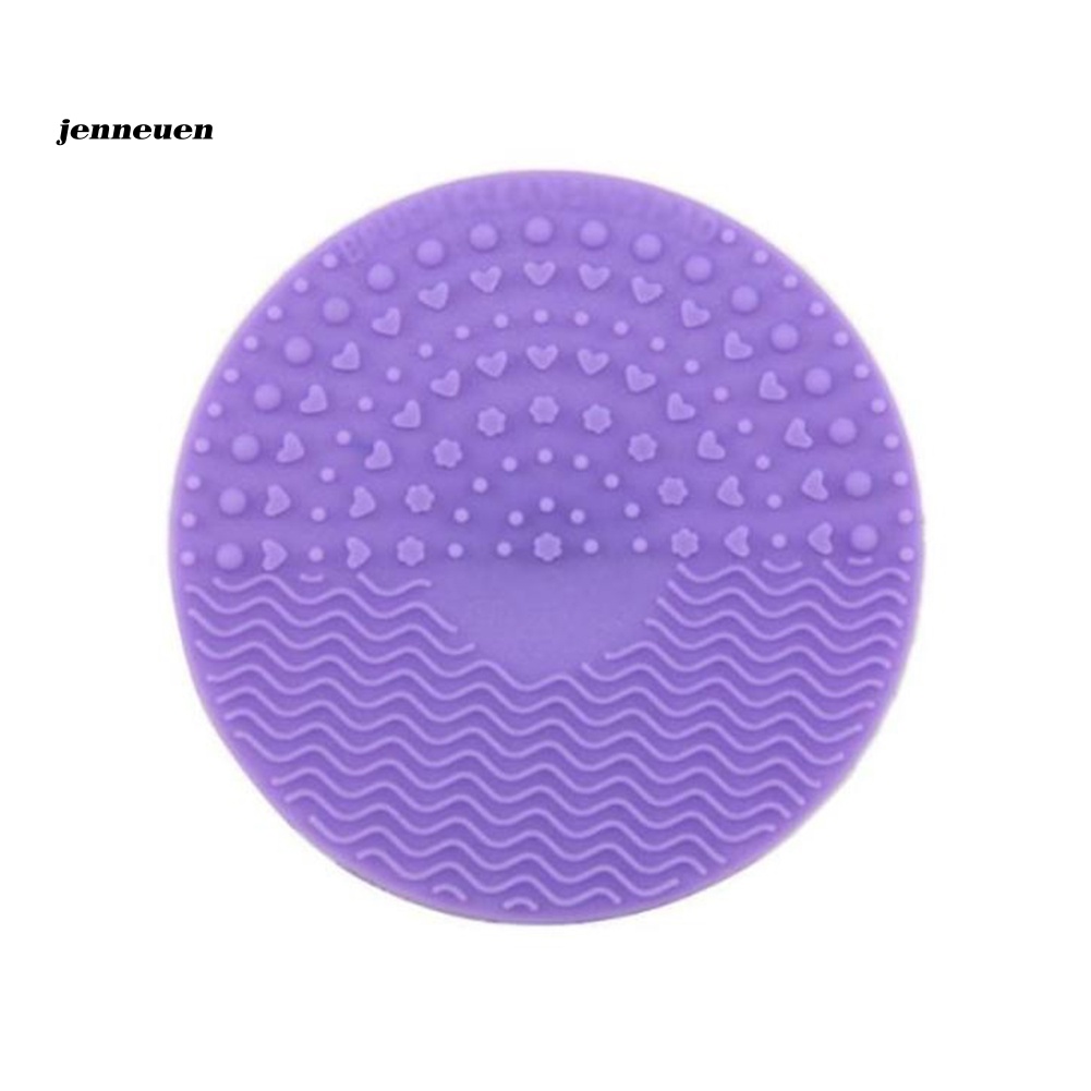 Miếng Rửa Cọ Trang Điểm Hình Tròn Tiện Dụng